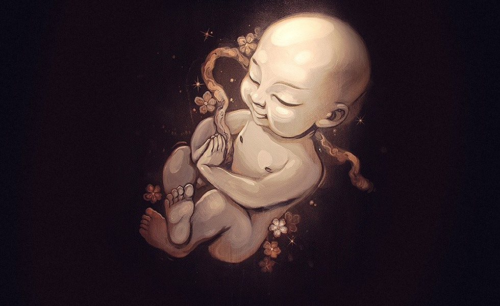 Graffiti of a baby