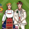Книжка за оцветяване с български народни носии